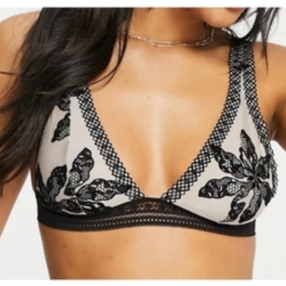 Free People Other - Free People Alia Bralette Black Combo
